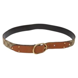 Gucci Pre-owned Vintage Canvas Belt - female - Gucci Vintage - Vintage Belts - Beige - ONE SIZE - Pre-owned