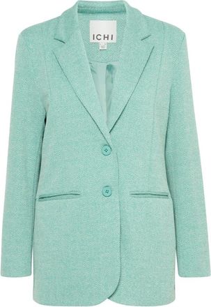 Ichi Ihkate Jacquard Oversize Blazer - - Jackets - Donna - Verde - XS