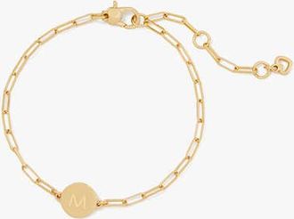 Kate Spade New York Initial M Chain Bracelet