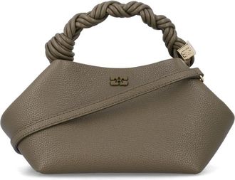 Ganni Olive Bou Medium Crossbody Bag