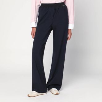 Miu Miu Pantalone blu in lana