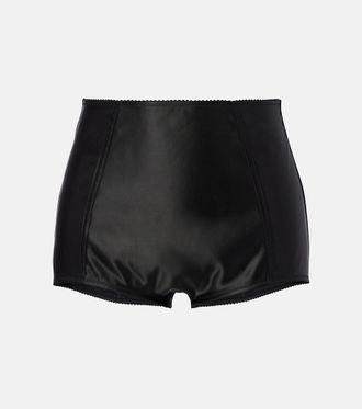 Dolce & Gabbana Satin micro shorts