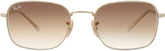 Ray-Ban Ray Ban Brown Gradient Rectangular Unisex Sunglasses RB3706 001/51 54