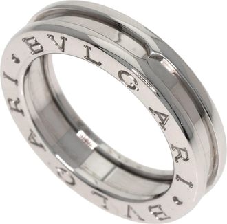 Bulgari White Gold (18K) Band Ring (Pre-Owned)