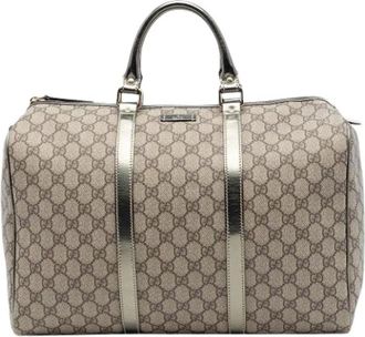 Gucci Pre-owned Weekend Bags, female, Beige, Size: ONE SIZE Pre-owned Boston Bag