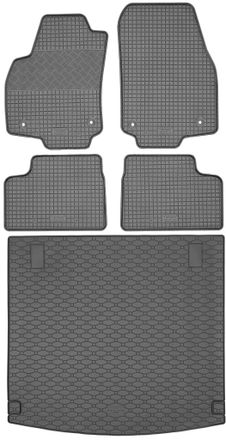 OEM Opel Astra Iii H Kombi De 2004 A Diciembre De 2014. Juego: Alfombrillas De Goma Para Coche + Alfombrilla Para Maletero