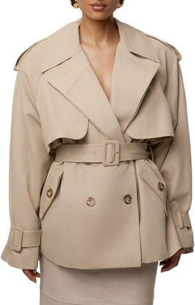 JLUXLABEL Classic Oversized Trench in Khaki at Nordstrom, Size Small