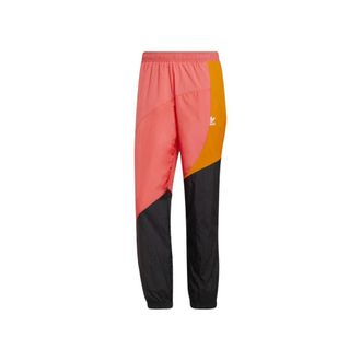 adidas Machine wasbare polyester broek in oranje - Heren - Trainingsbroeken - Oranje - M - Polyester - Fitness
