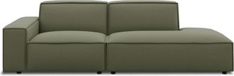 Castlery Customized Green Performance Side Chaise Sofa Right Facing | Jonathan by Castlery, Green, Castlery