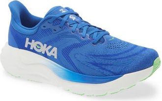 Hoka One One Arahi 8 Stability Running Shoe in Cobalt Blue /Neon Green at Nordstrom, Size 10.5