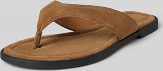 Vagabond Zehentrenner aus echtem Veloursleder Modell ZAIDA in Beige, Gr&ouml;&szlig;e 36