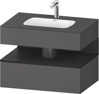 Duravit Duravit - Qatego Lavabo Encastr&eacute; Avec Meuble Sous-lavabo En