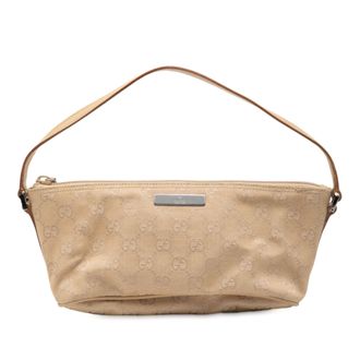 Gucci Tweedehands Gg Canvas Boot