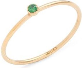 Nashelle Birthstone Ring in May Gold at Nordstrom, Size 5