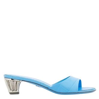 Ferragamo Arya 40 Cage Heel Mules, Size 11 C