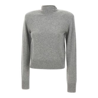 Rotate Jumpers Grey - female - ROTATE Birger Christensen - Turtlenecks - Gray - S - Knitwear
