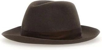 Borsalino Folar Hat - Dames - Hoeden - Bruin - 55 CM - Accessoires