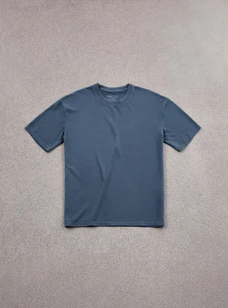 Djab Mens Faded organic cotton T-shirt DJAB 101 Boxy fit