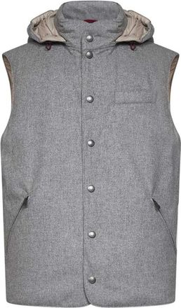 Brunello Cucinelli Hombre, Chaquetas, Gris, Talla: M