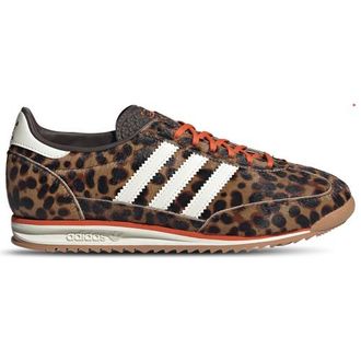 adidas Womens Originals SL 72 - Shoes Dark Brown/Semi Impact Orange/Off White Size 07.5
