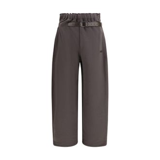 Magliano Brown Cotton Athletic Mens Pants
