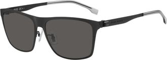 HUGO BOSS BOSS 1410/F/S 003/IR Matte Black/Silver/Grey
