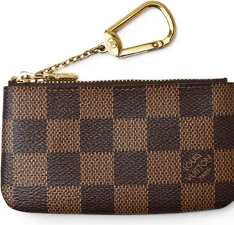 Louis Vuitton Damier Brown Damier Canvas Coin Purse/Coin Case (Pre-Owned)