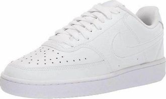 Nike Womens Court Vision Low Sneakers In White