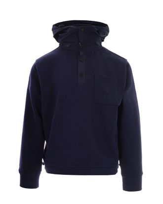Ballantyne Technical Fabric Hoodie with Adjustable Features and Embroidered Detail