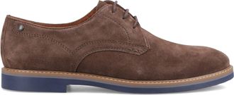 Base London Strand Mens Derby Shoes Brown Leather - Size UK 10