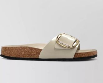 Birkenstock leather buckle-embellished sandals