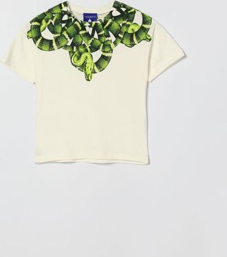 Marcelo Burlon T-shirt in cotone con stampa snake County Of Milan