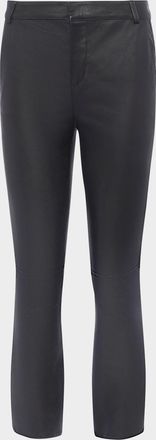L'agence Ketra Baby Bootcut Leather Trousers
