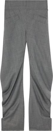 Ganni Draped-detail Trousers