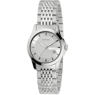Gucci Accessoires, Dames, Grijs, ONE Size, G-Timeless Horloge