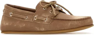 Gucci Womens Upper Loafer Beige Leather