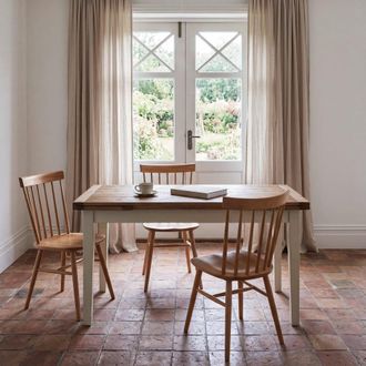 Maisons du monde Mesa de comedor extensible de pino reciclado L.160 cm