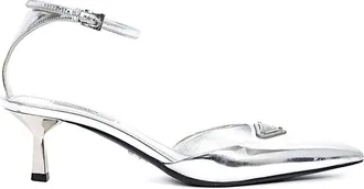 Prada High Heel Sandals, female, Gray, Size: 6 1/2 US Scarpa