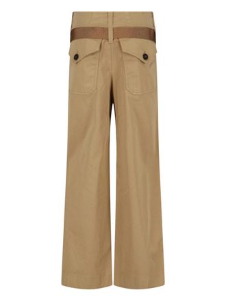 Seafarer Womens Trousers Beige Cotton