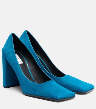 Alaia Alaïa 90 calf hair pumps