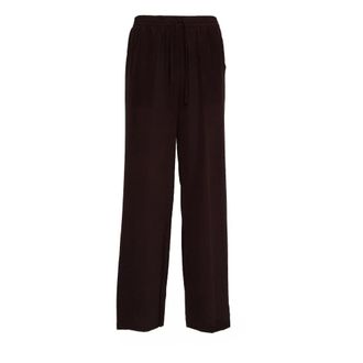 P.A.R.O.S.H. Wide Trousers, female, Brown, Size: L Sweet26 Wide Trousers