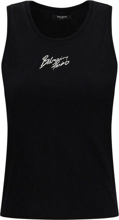 Balmain Zwarte Katoenen T-Shirt