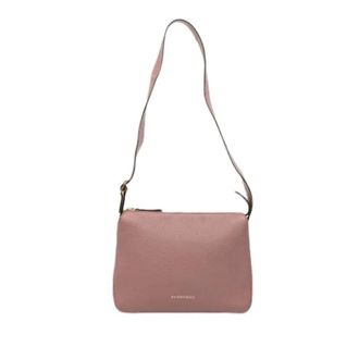 Burberry Pre-owned Shoulder Bags, female, Pink, Size: ONE SIZE Pre-owned Helmsley Crossbody