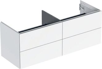 Keramag Geberit One Mueble Bajo Lavabo Para Encimera, 4 Cajones