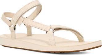Teva Original Universal Slim Leather Sandal in Birch at Nordstrom, Size 10