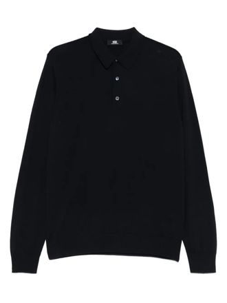 Alpha Studio Trui met polokraag en lange mouwen - Blauw