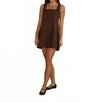 Rylee + Cru Maeve Mini Dress In Leopard