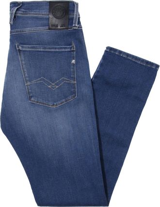 Replay Anbass Hyperflex Bio Slim Fit Jeans - Middenblauw