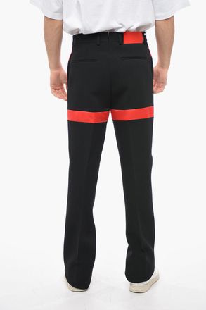 Ferragamo Pantaloni a Gamba Ampia con Dettaglio a Contrasto Salvatore Ferragamo