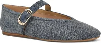 Nine West Vancee Mary Jane Flat in Dark Blue at Nordstrom, Size 7.5